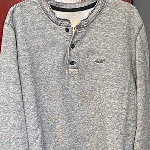Hollister Grey Henley